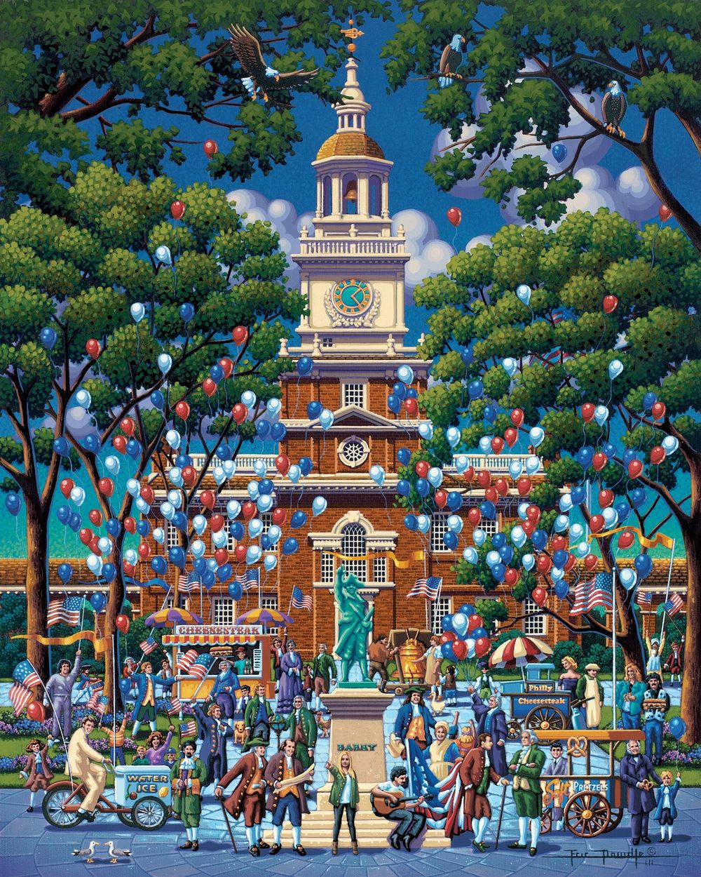 Independence Hall - Wooden Puzzle