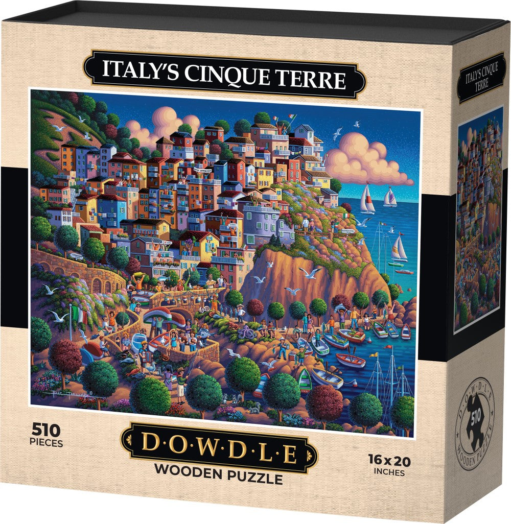 Italy's Cinque Terre - Wooden Puzzle
