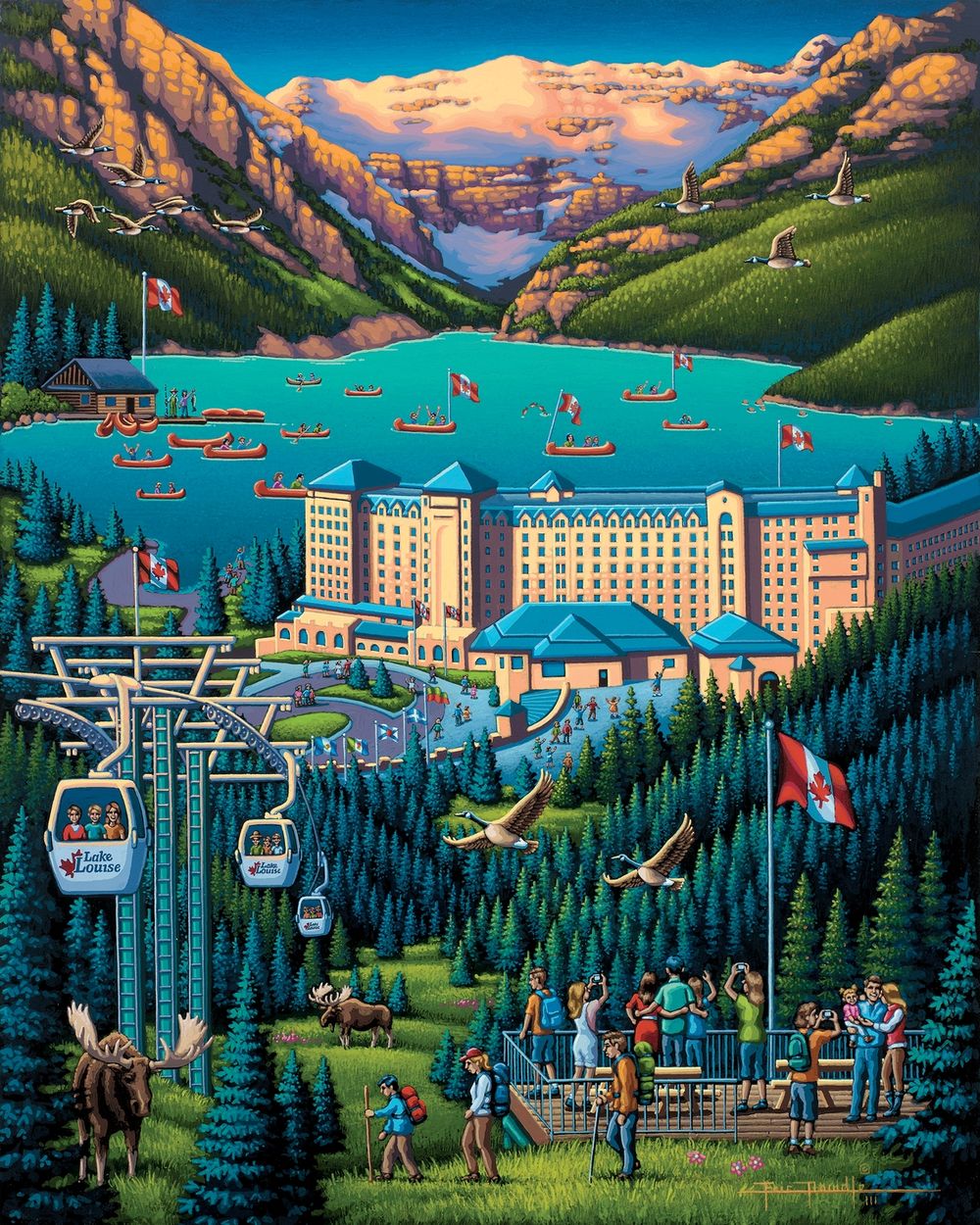 Lake Louise - Wooden Puzzle
