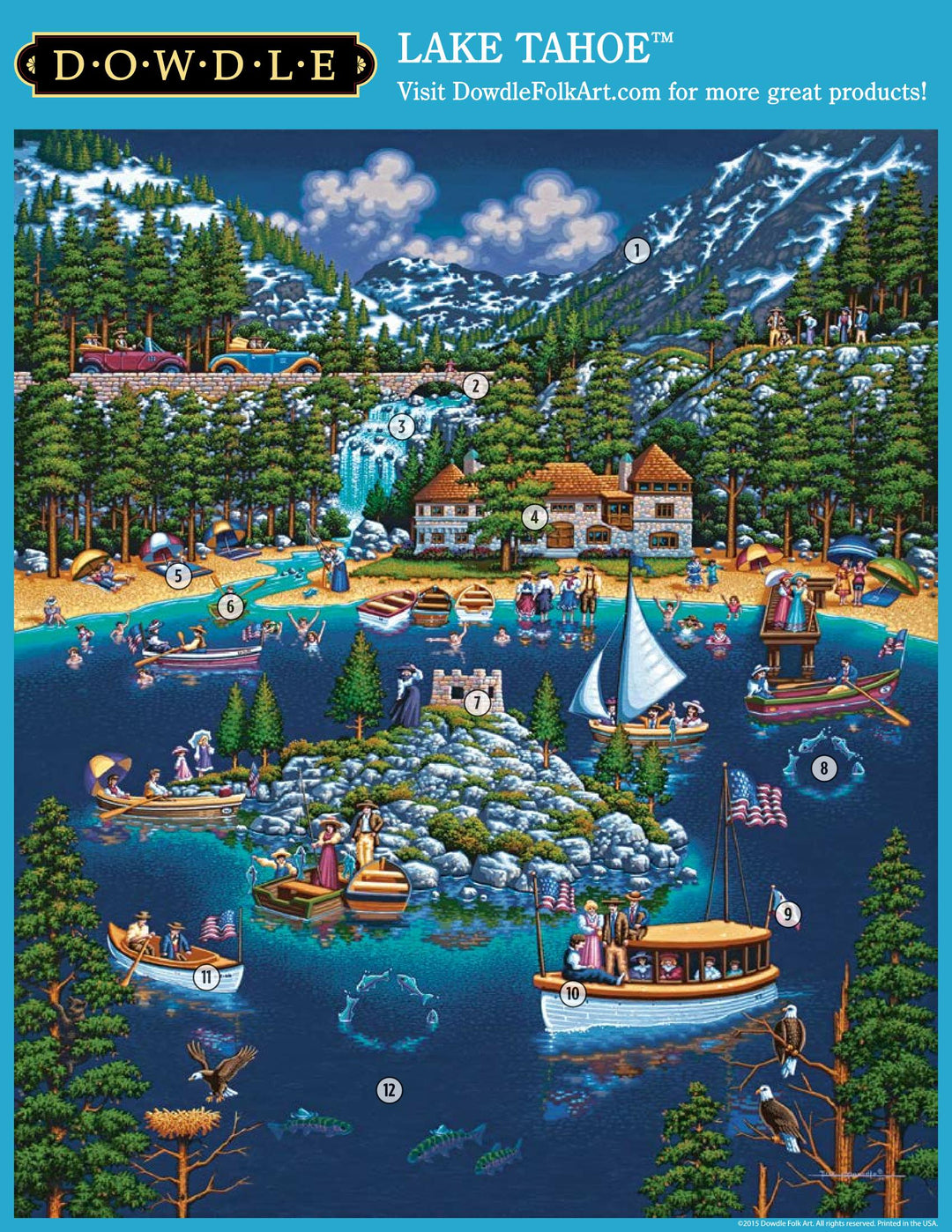 Lake Tahoe Canvas Gallery Wrap