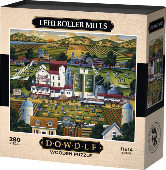 Lehi Roller Mills - Wooden Puzzle