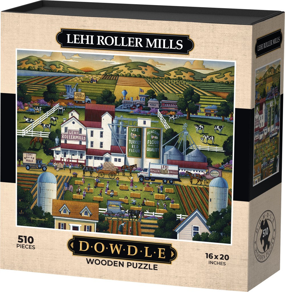 Lehi Roller Mills - Wooden Puzzle