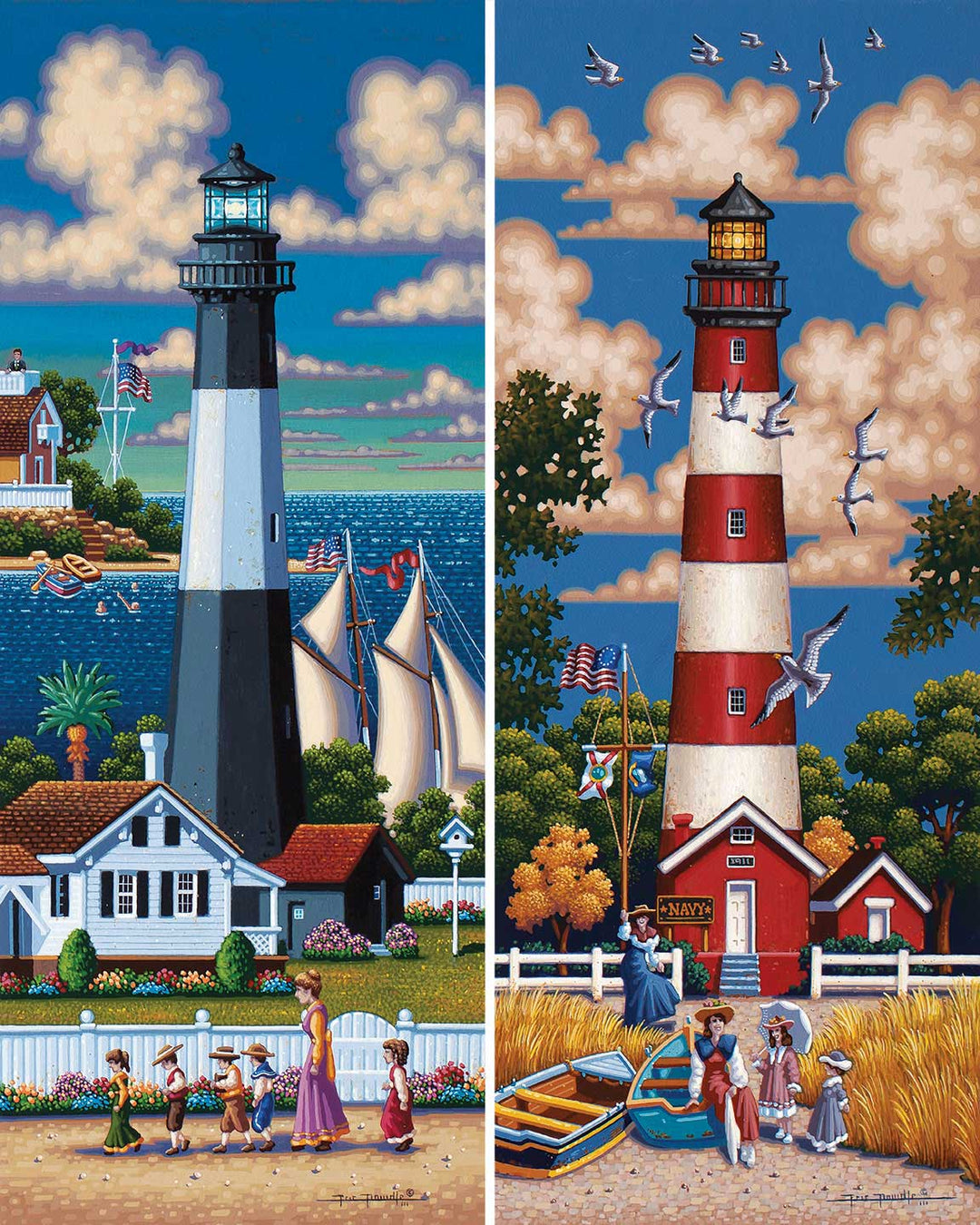 Lighthouses South - 500 Piece