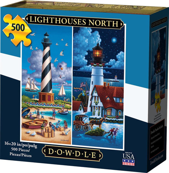 Lighthouses North - 500 Piece