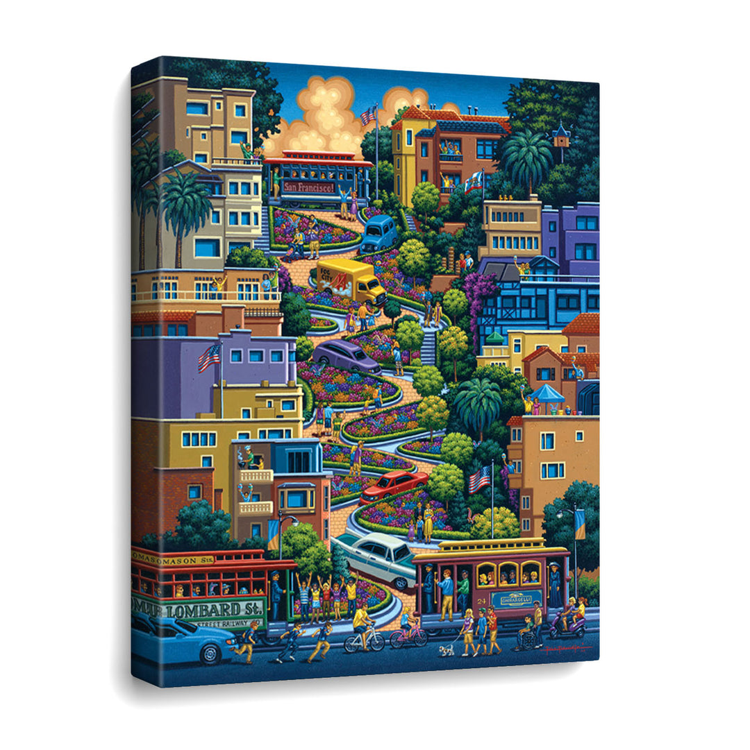 Lombard Street Canvas Gallery Wrap