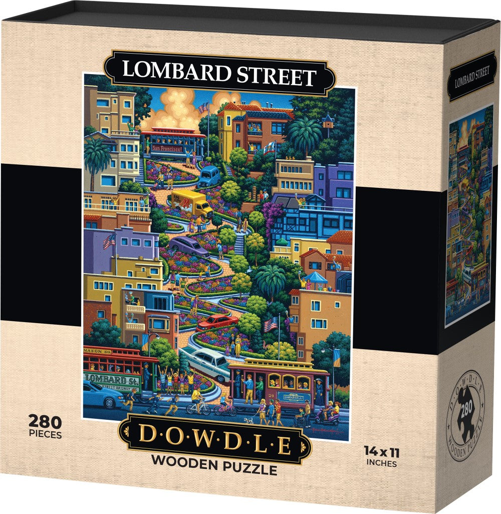 Lombard Street - Wooden Puzzle