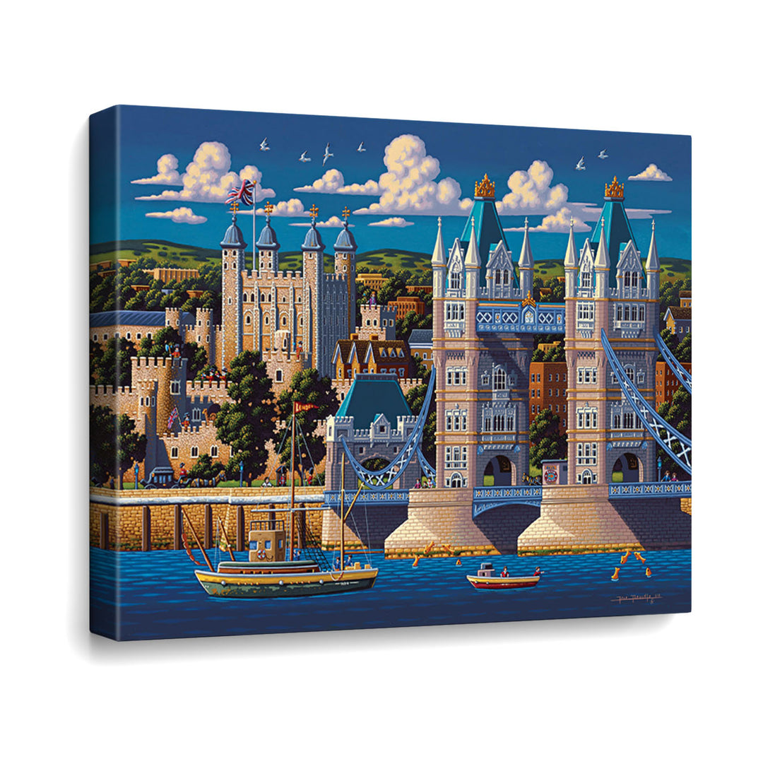 London Tower Bridge Canvas Gallery Wrap