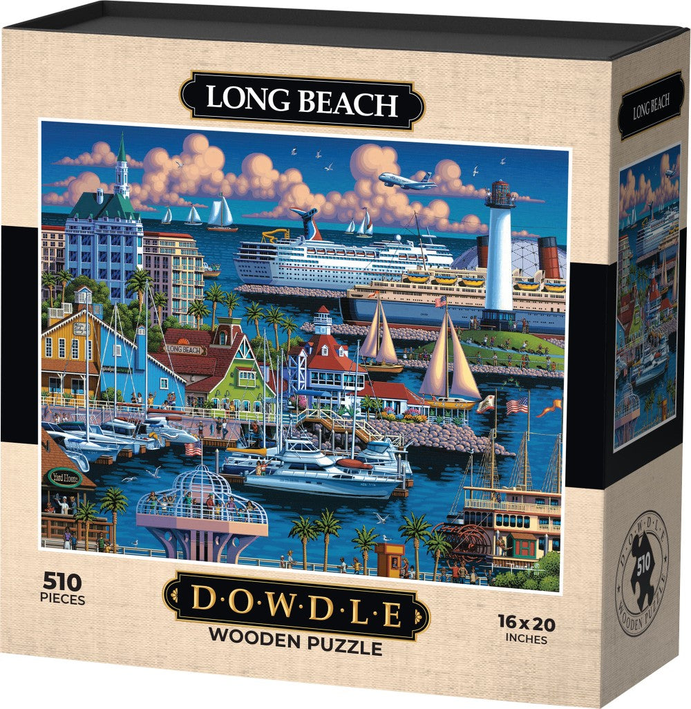 Long Beach - Wooden Puzzle