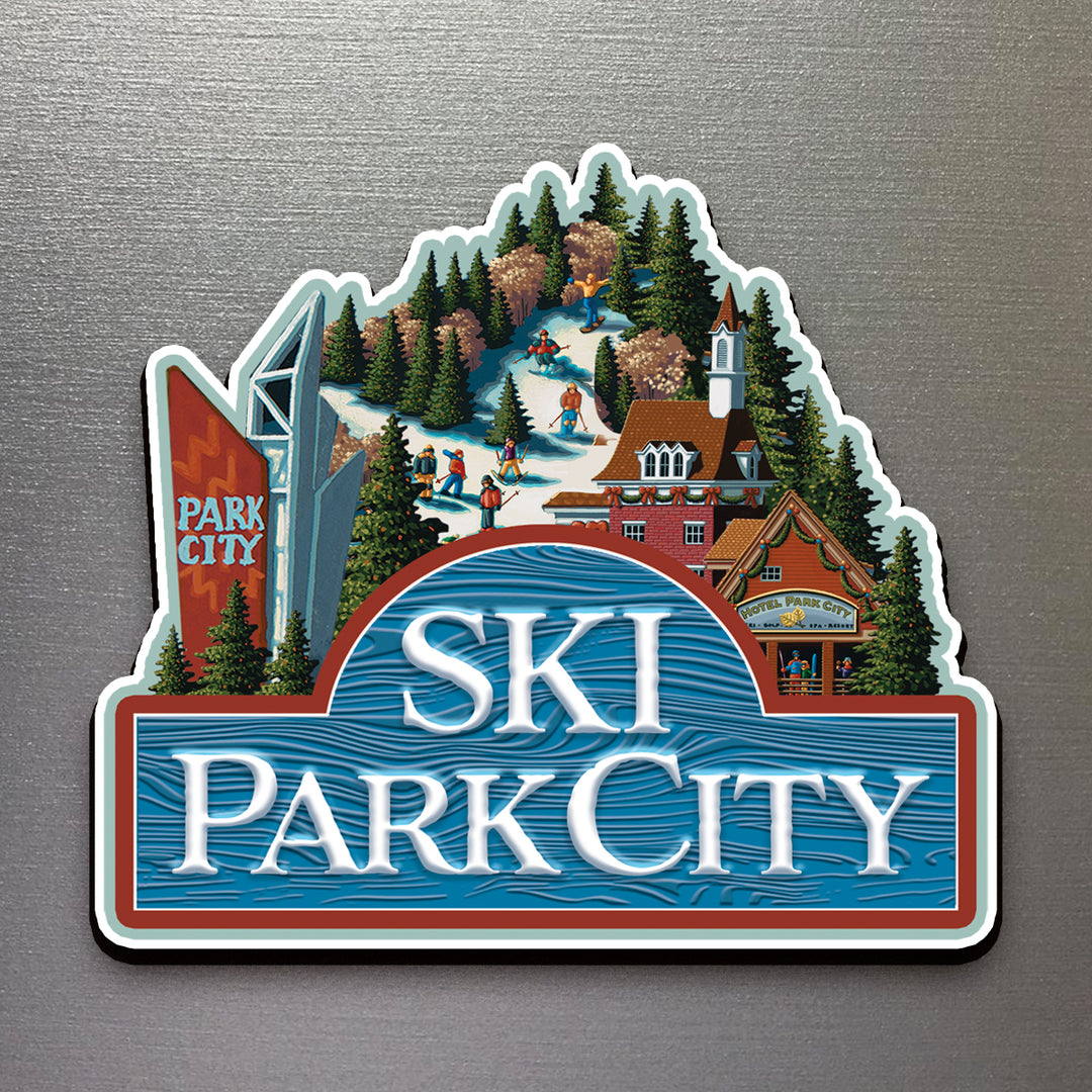 Ski Park City - Magnet