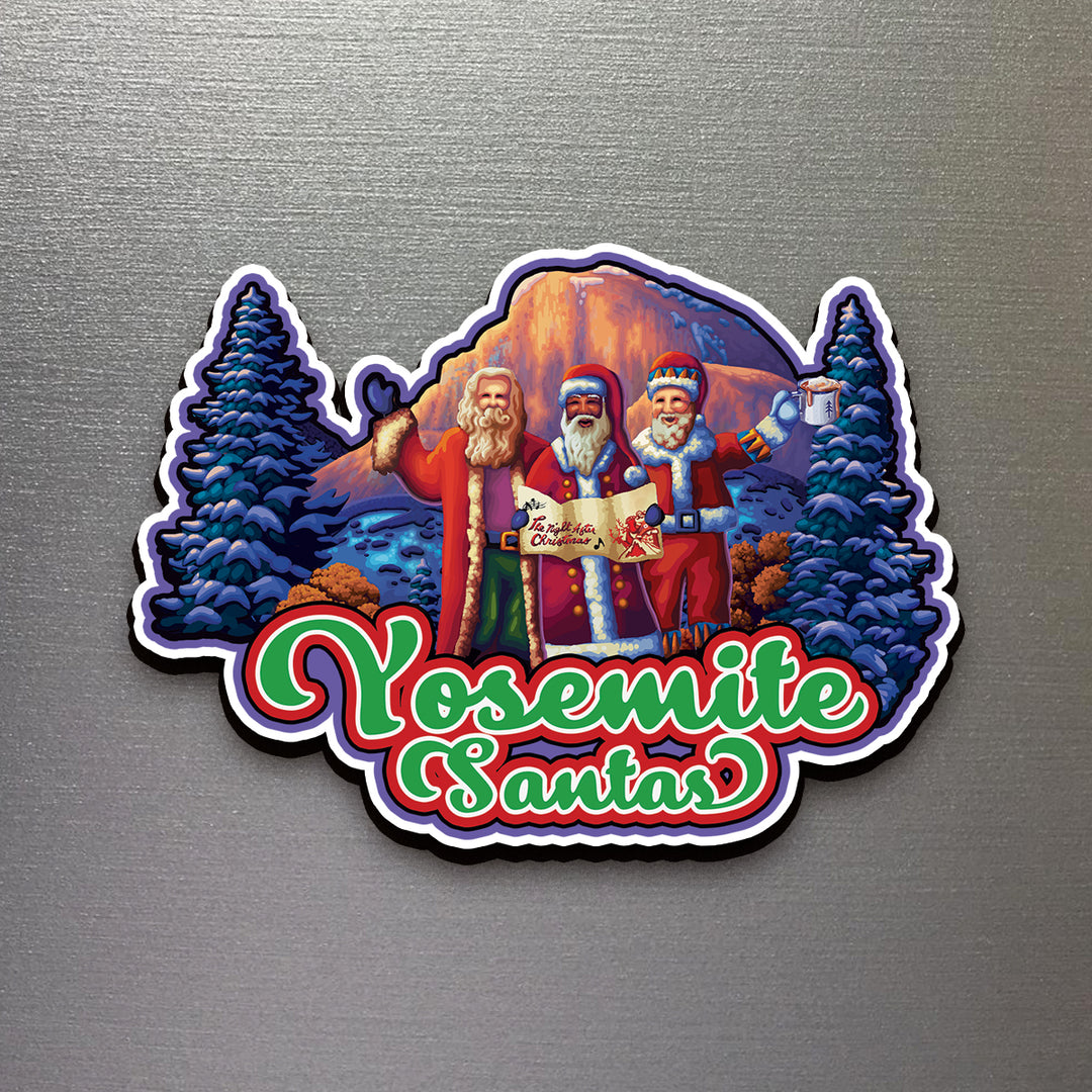 Yosemite Santas - Magnet