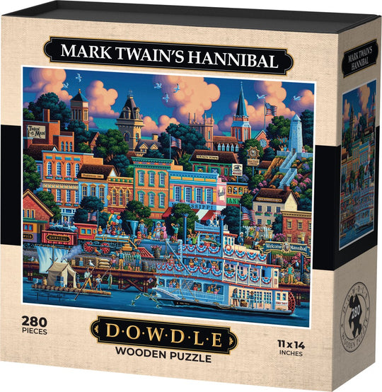 Mark Twain's Hannibal - Wooden Puzzle