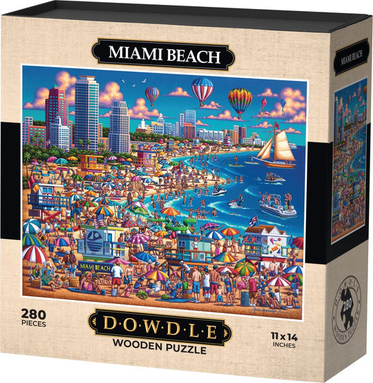 Miami Beach - Wooden Puzzle