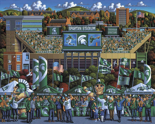 Michigan State Spartans Canvas Gallery Wrap