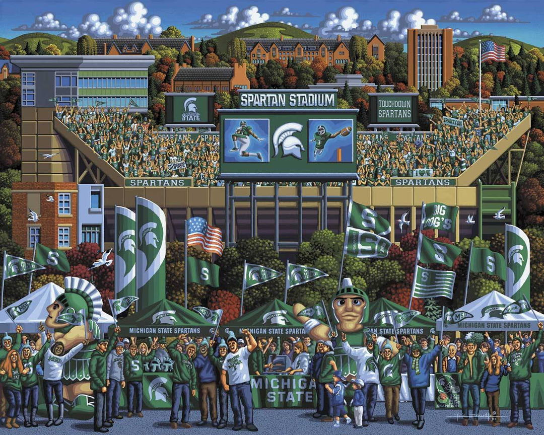 Michigan State Spartans Poster Print