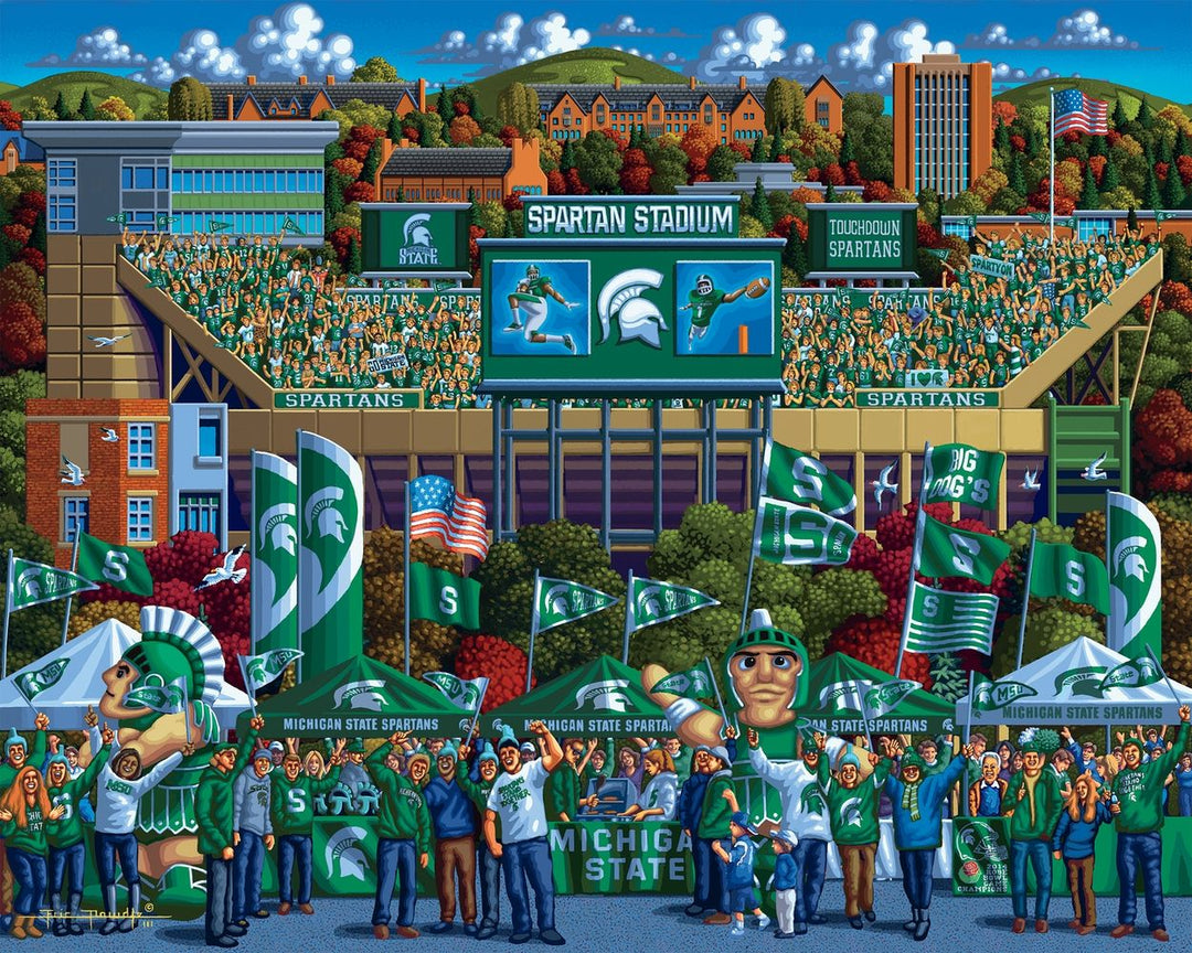 Michigan State Spartans - Wooden Puzzle