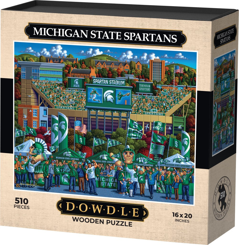 Michigan State Spartans - Wooden Puzzle