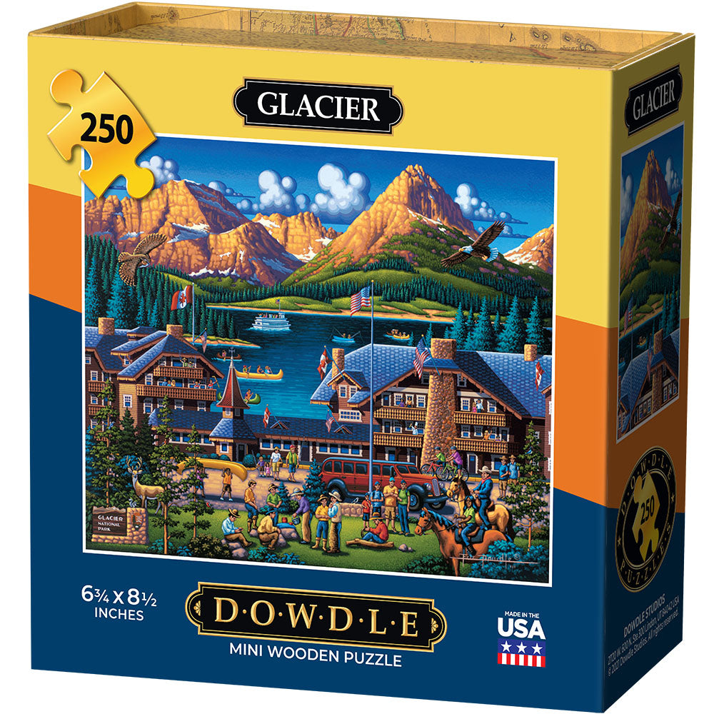 Glacier National Park - Mini Puzzle - 250 Piece