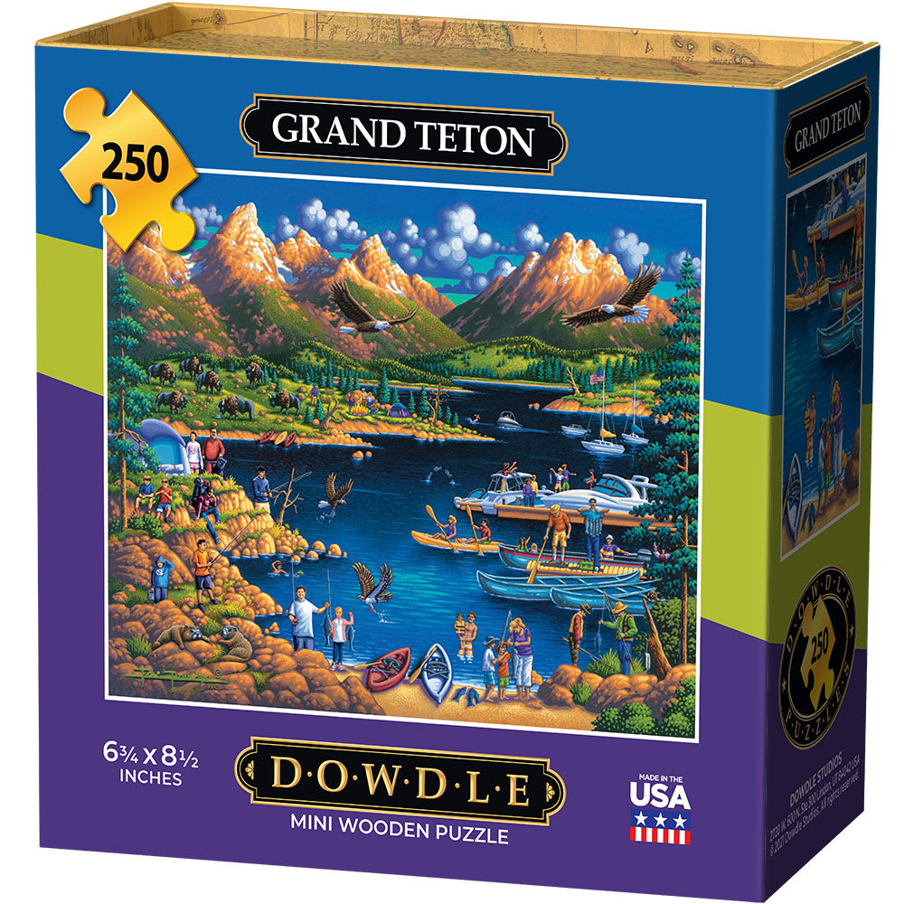 Grand Teton National Park - Mini Puzzle - 250 Piece