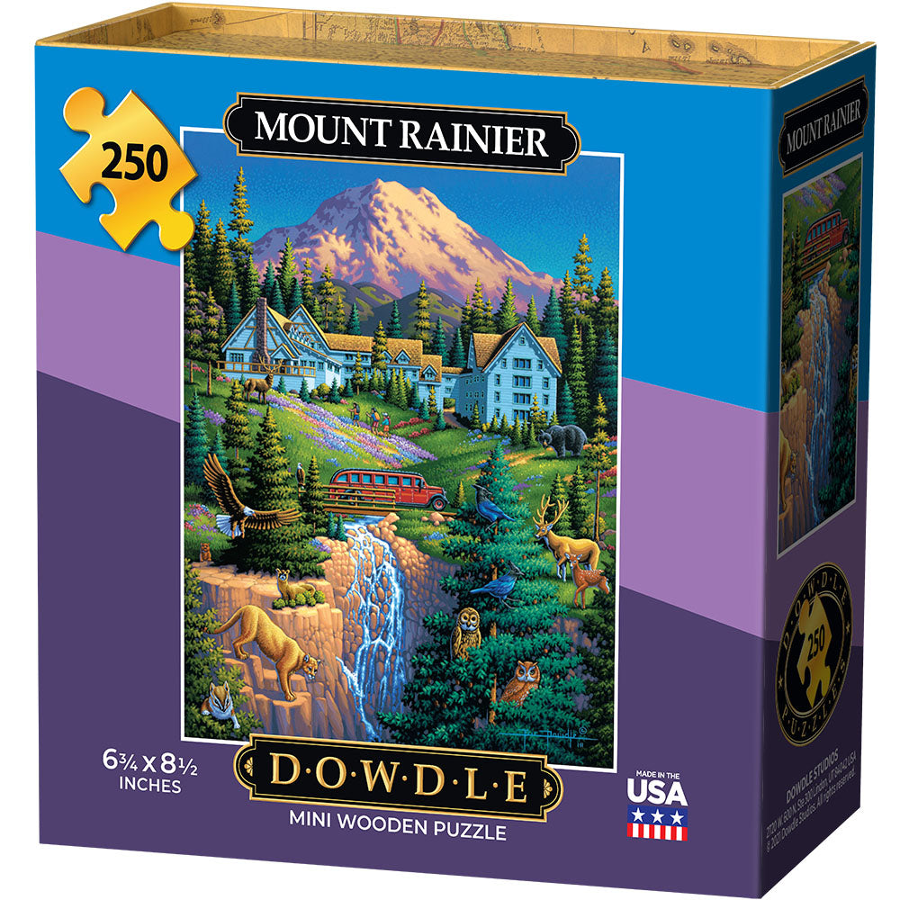 Mount Rainier National Park - Mini Puzzle - 250 Piece