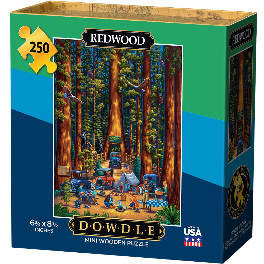 Redwood National Park - Mini Puzzle - 250 Piece