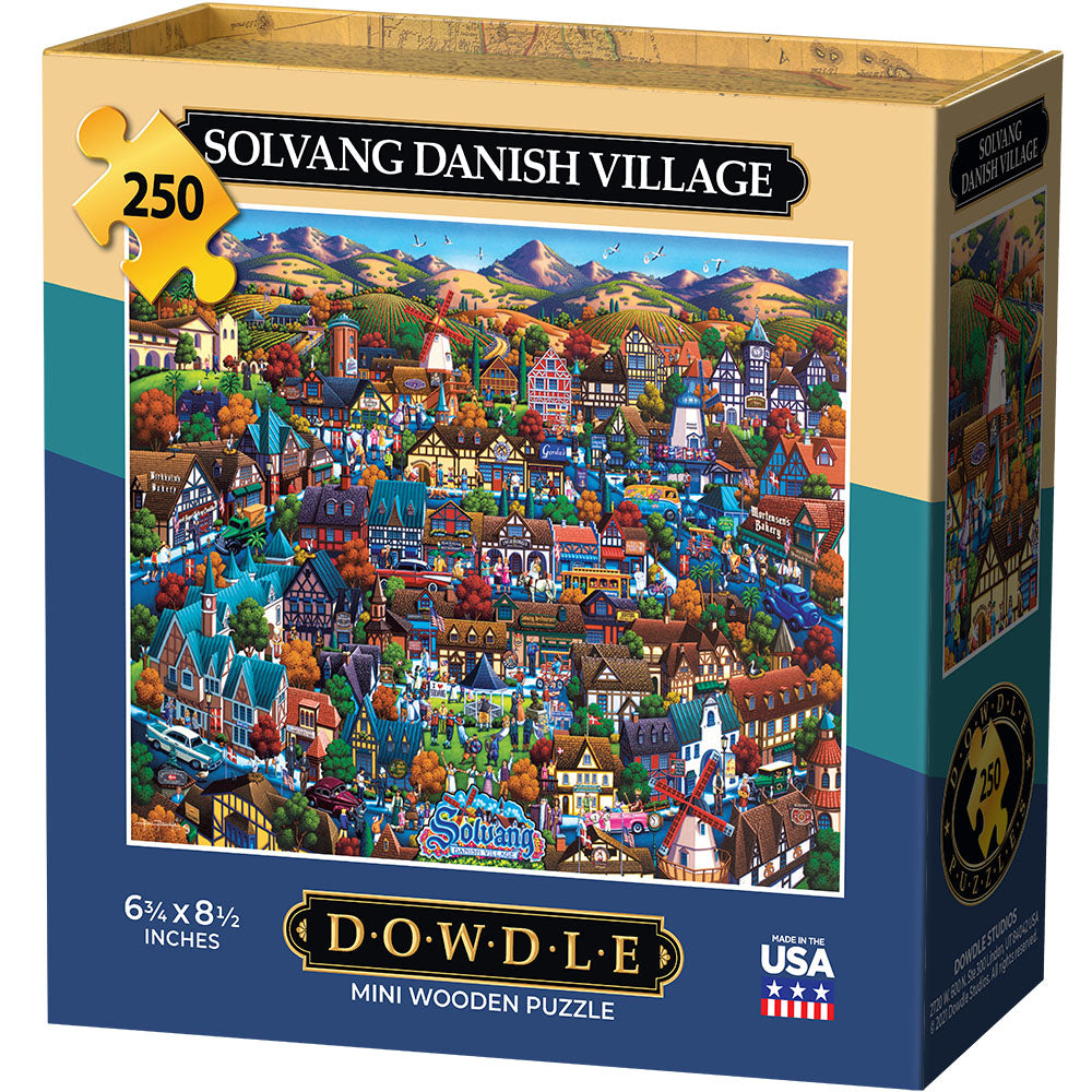 Solvang Danish Village - Mini Puzzle - 250 Piece