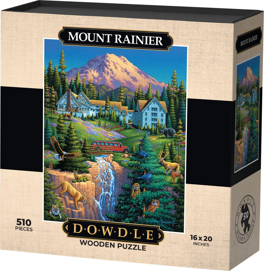 Mount Rainier - Wooden Puzzle