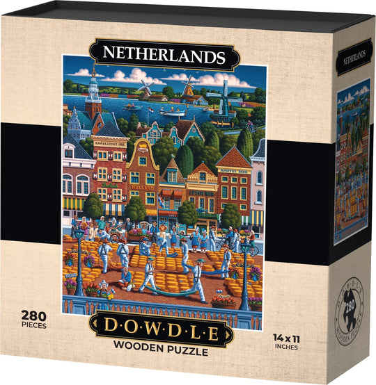 The Netherlands - Wooden Puzzle