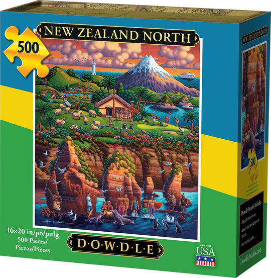 New Zealand North - 500 Piece