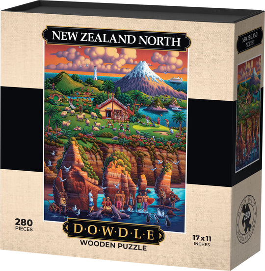 New Zealand North - Wooden Puzzle
