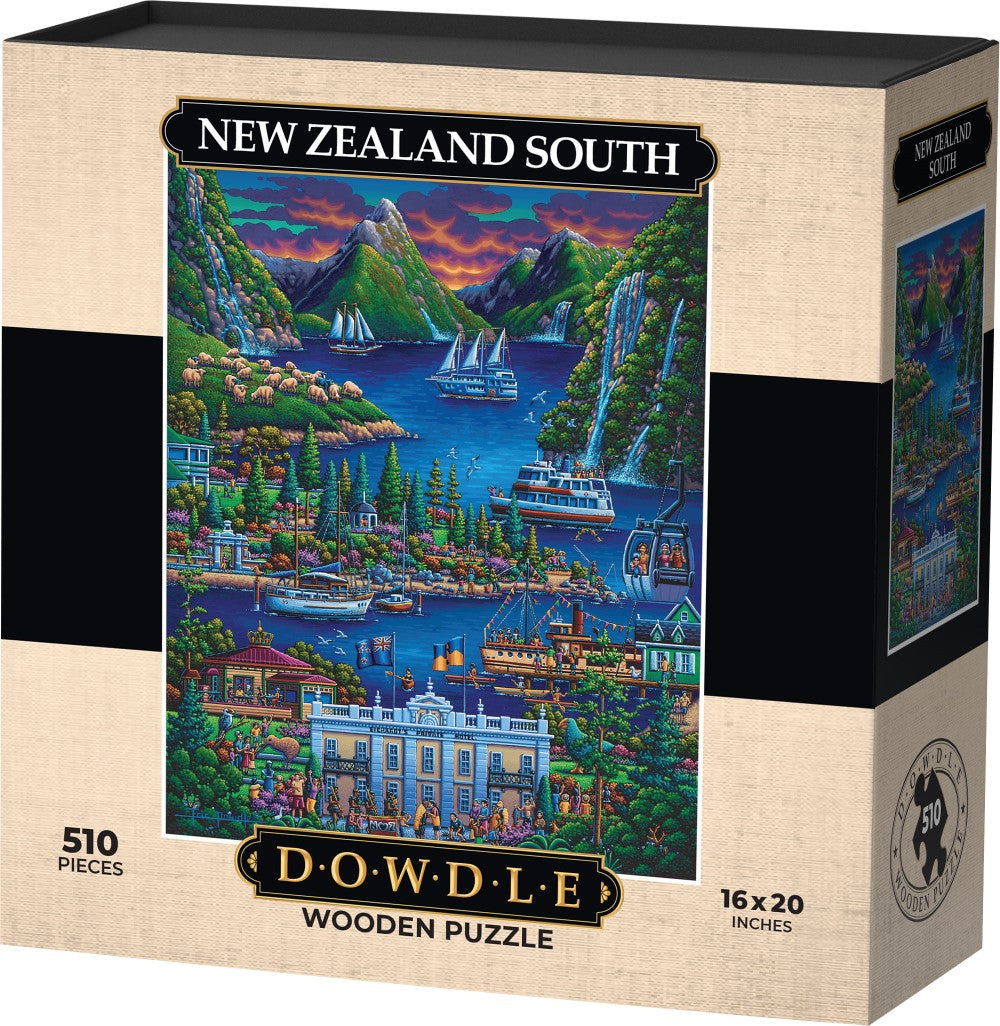 New Zealand South - Wooden Puzzle