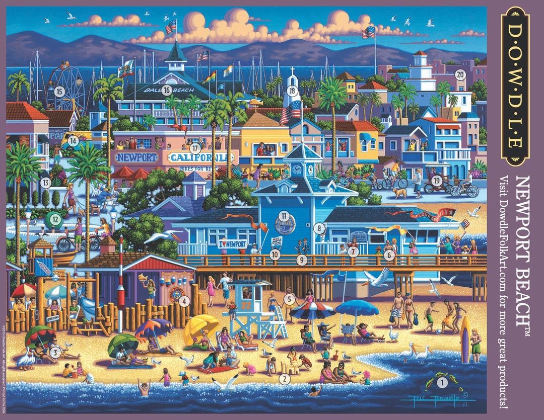 Newport Beach Canvas Gallery Wrap