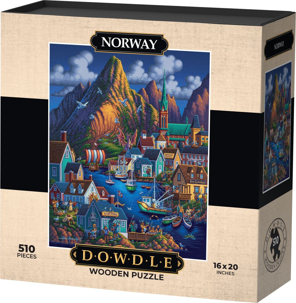 Norway - Wooden Puzzle