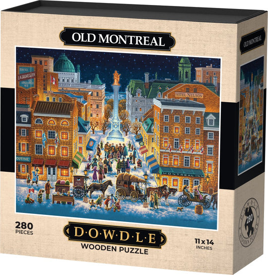 Old Montreal - Wooden Puzzle