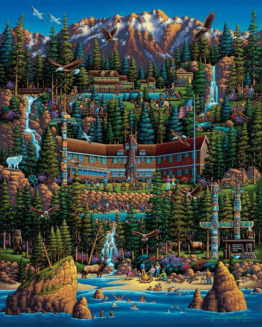 Olympic National Park - Mini Puzzle - 250 Piece