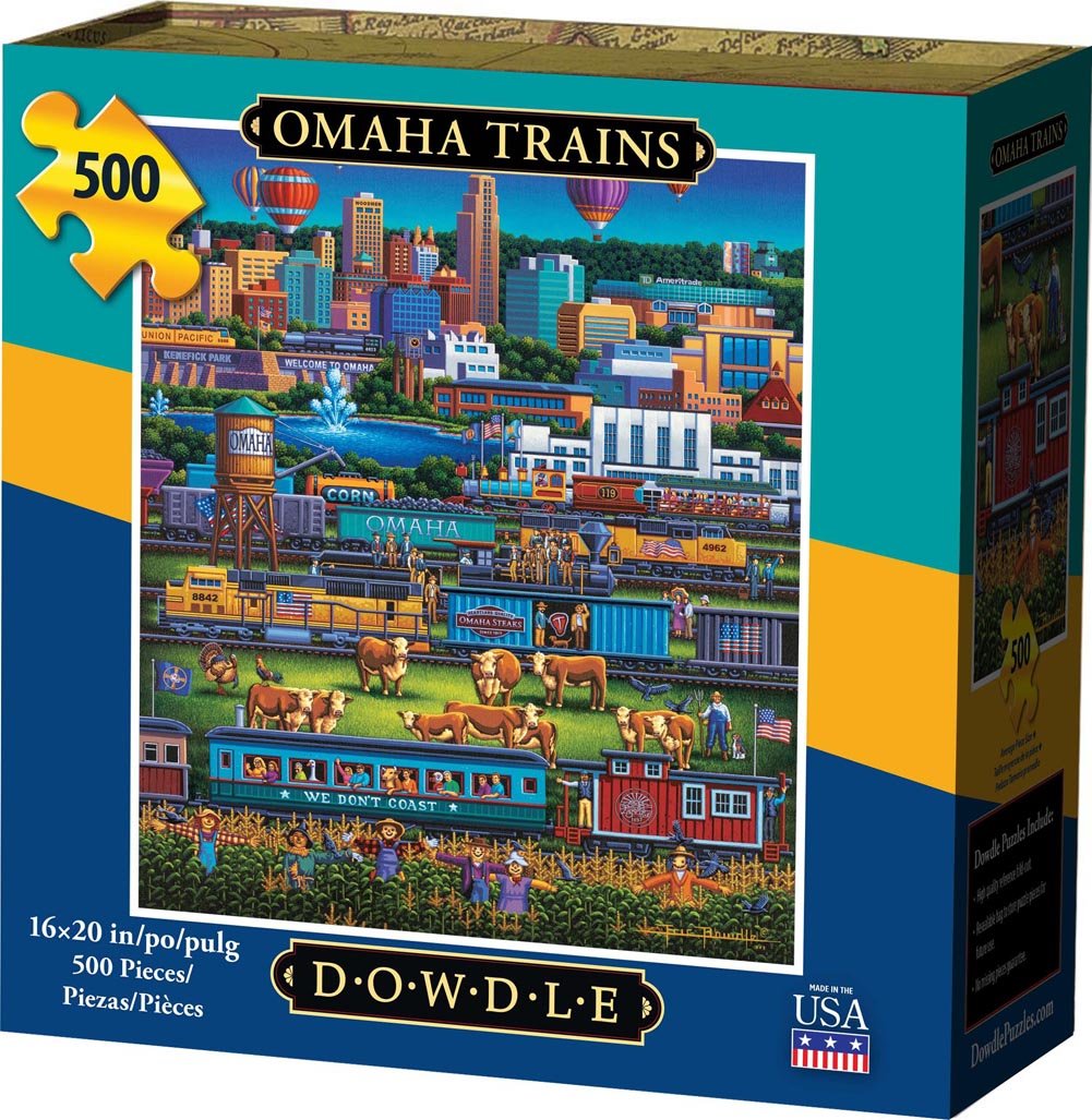 Omaha Trains - 500 Piece