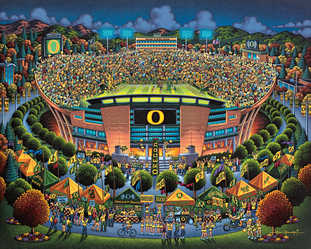 University of Oregon Ducks Fine Art