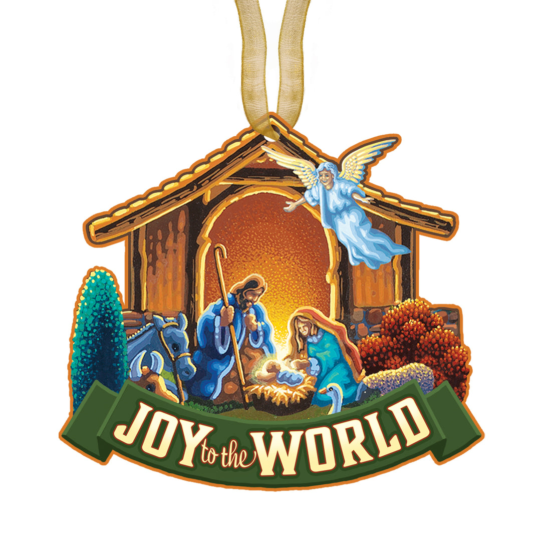 Nativity (Joy to the World) - Ornament