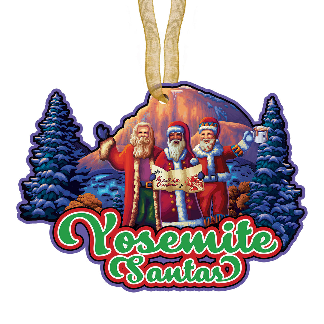 Yosemite Santas - Ornament