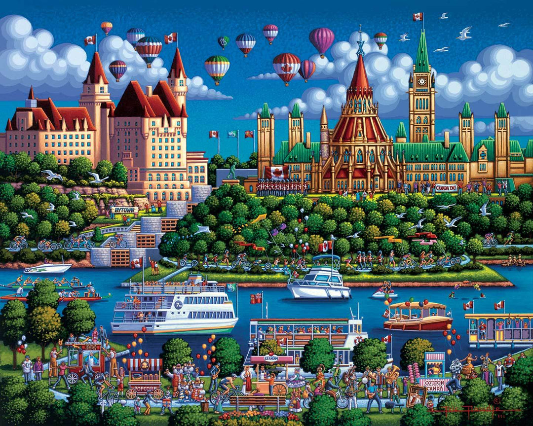 Ottawa River Canvas Gallery Wrap