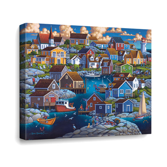 Peggy's Cove Canvas Gallery Wrap