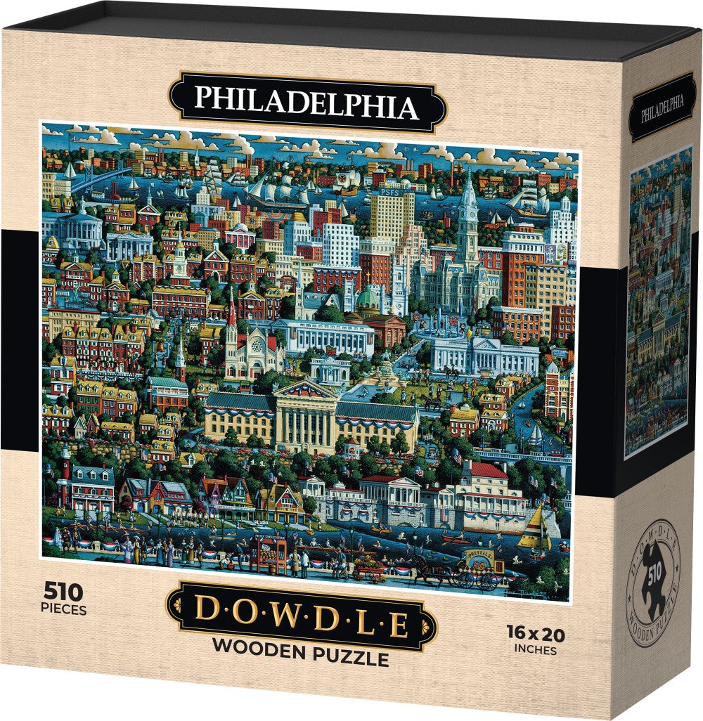 Philadelphia - Wooden Puzzle