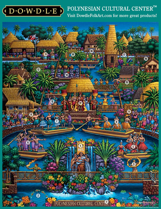 Polynesian Cultural Center - Mini Puzzle - 250 Piece