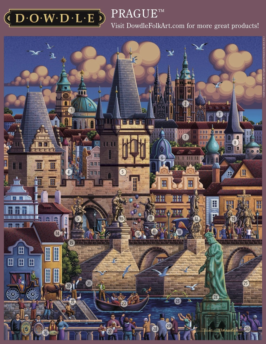 Prague Canvas Gallery Wrap