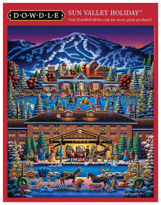 Sun Valley Holiday - Mini Puzzle - 250 Piece