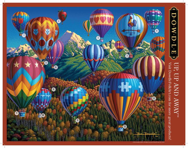 Up, Up and Away - Mini Puzzle - 250 Piece
