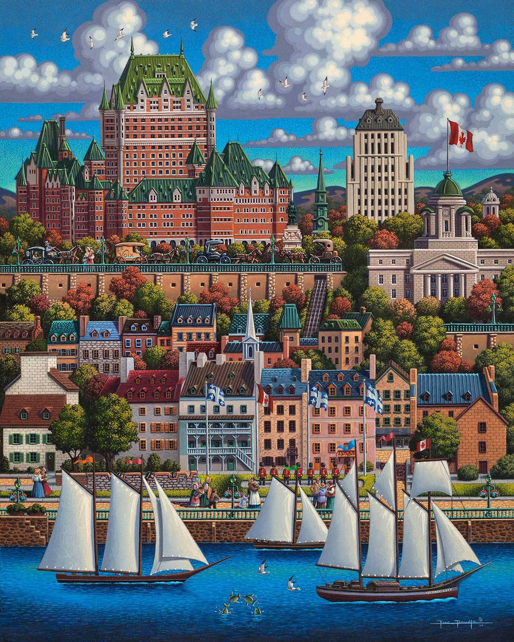 Quebec City Canvas Gallery Wrap