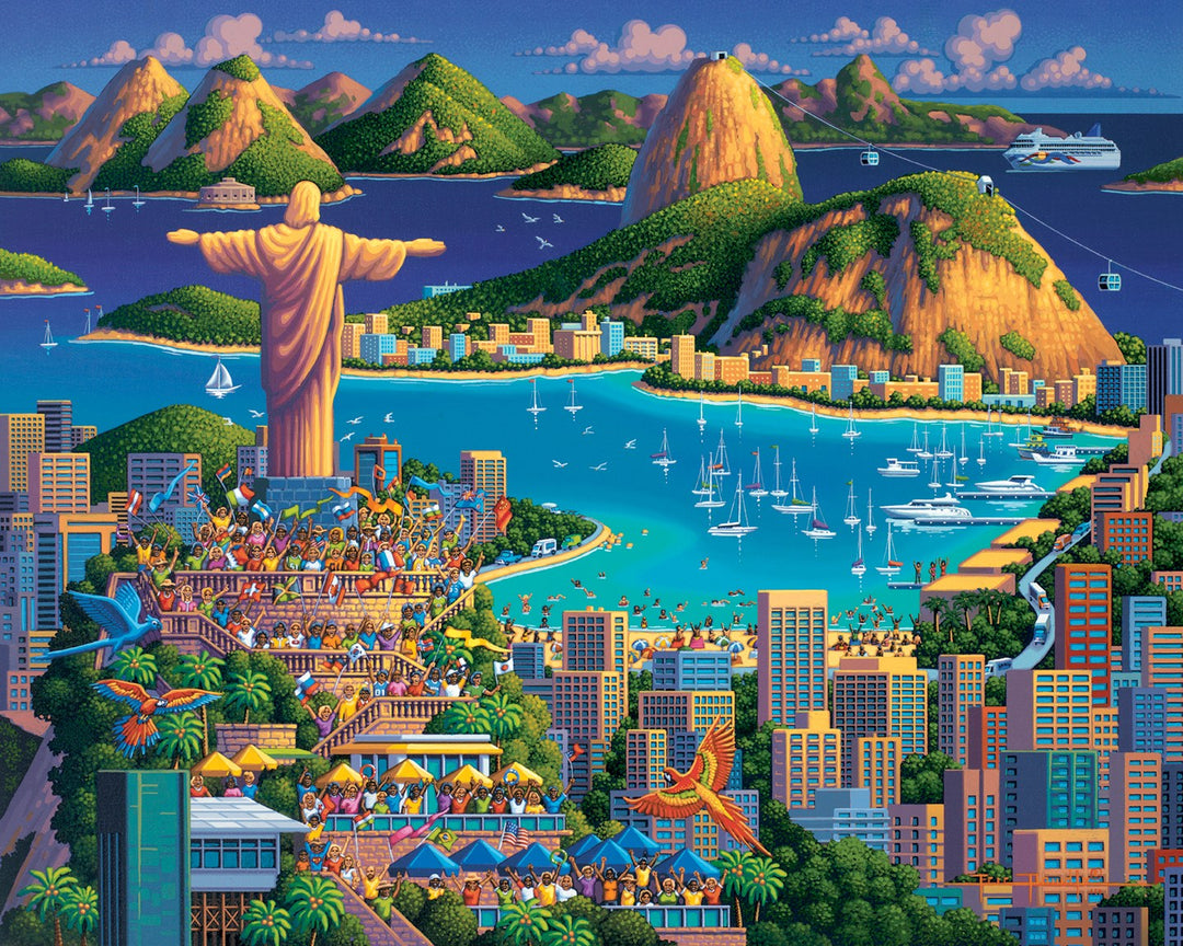 Rio De Janeiro Canvas Gallery Wrap