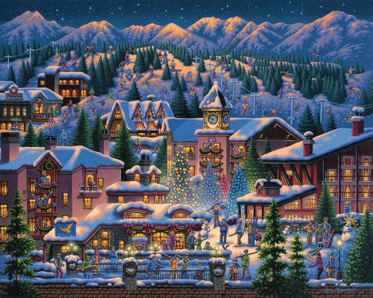 Rocky Mountain Christmas - Wooden Puzzle
