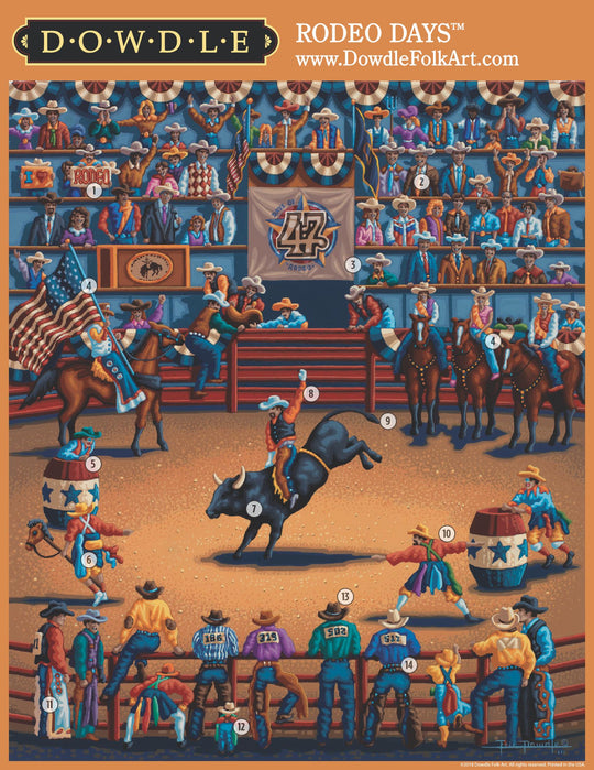 Rodeo Days Canvas Gallery Wrap