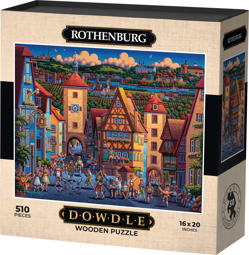 Rothenburg ob der Tauber - Wooden Puzzle